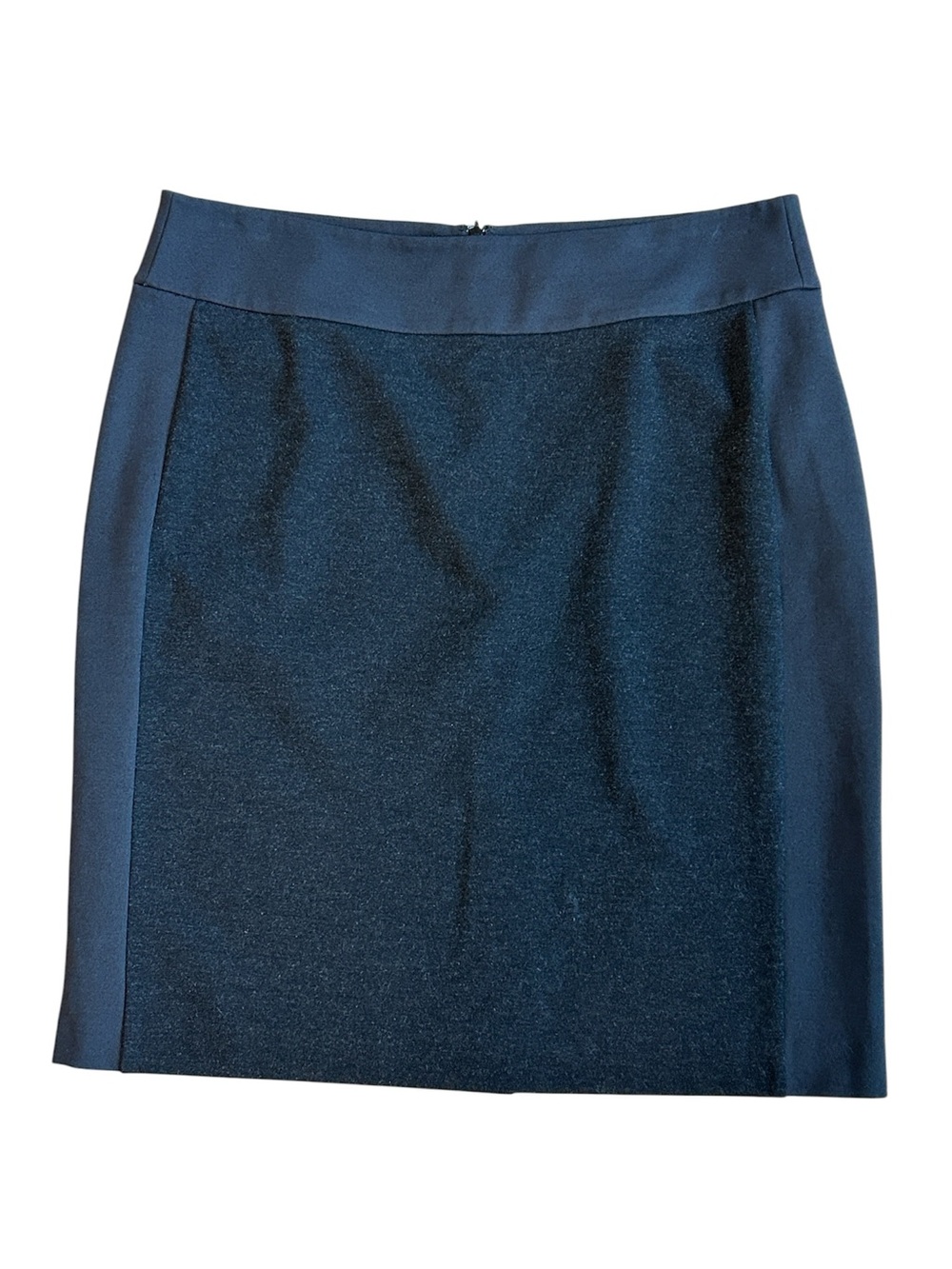 Eileen Fisher Viscose Stretch Ponte Pencil Skirt Charcoal Classic Career size L